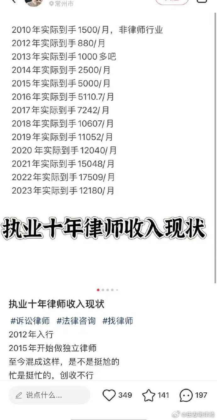 揭露律师高收入背后的真相