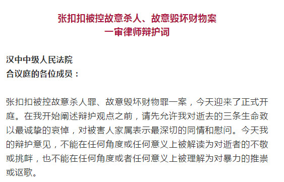 张扣扣案律师的辩护风采展现，法律之光闪耀正义舞台